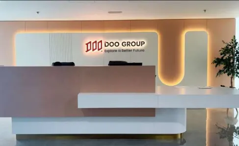 Reception of the Doo Group Dubai office